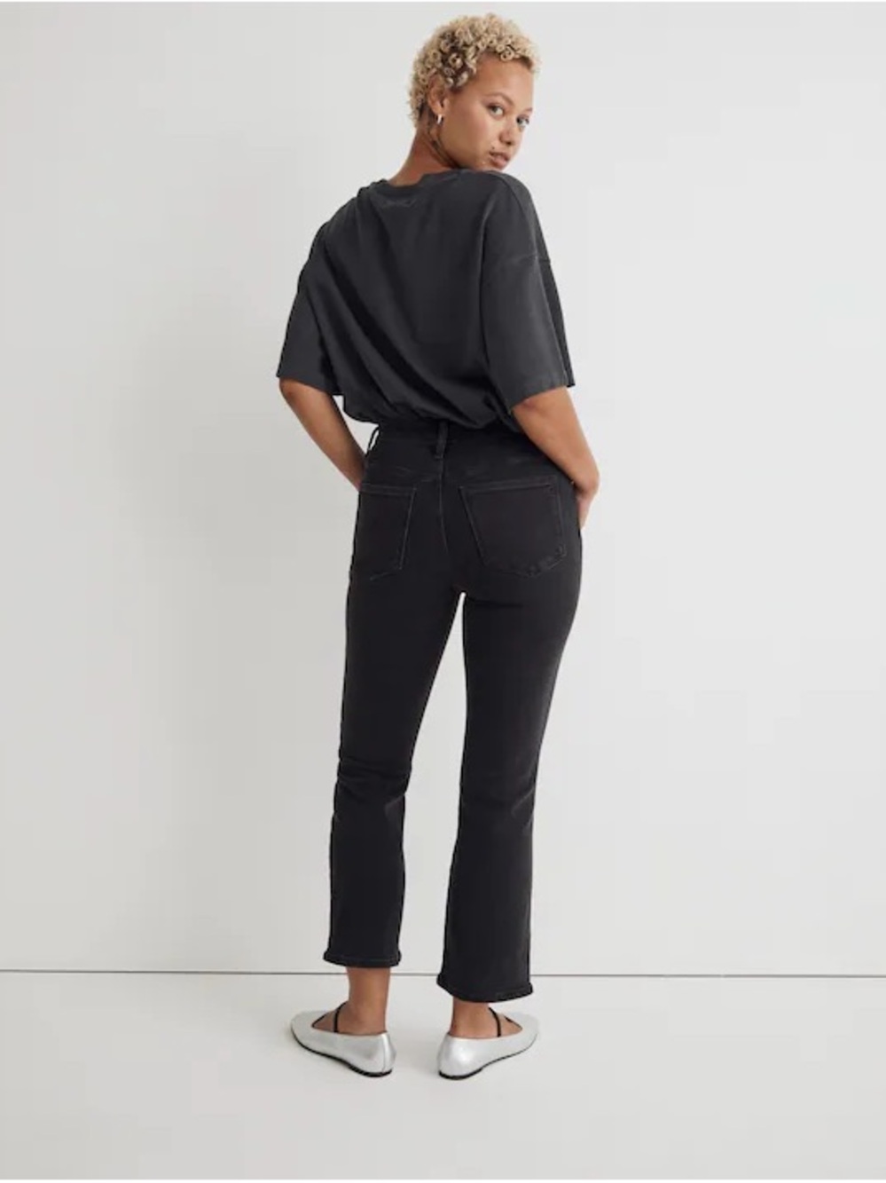 Madewell Curvy Kick Out Crop Jean